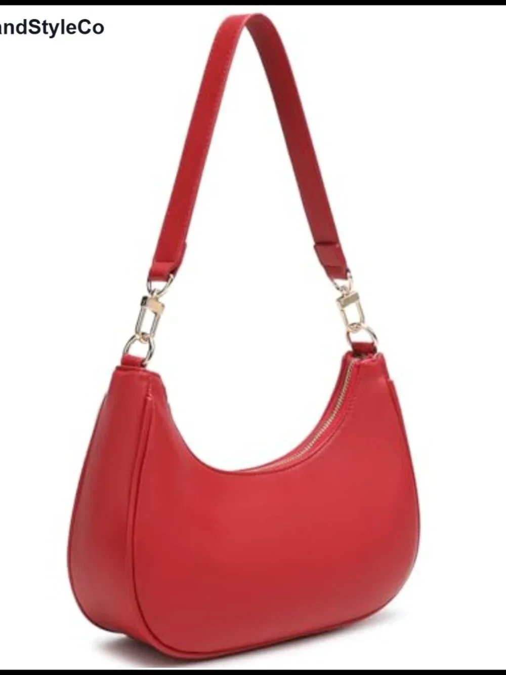 Women's Hobo Shoulder Bag PU Leather Zipper Handbag Cute Lightweight Underarm